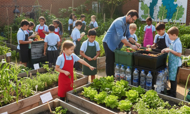 Huerto en la escuela: ciencia práctica paso a paso