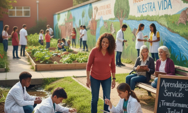 Escuela y comunidad: aprendizaje con compromiso real