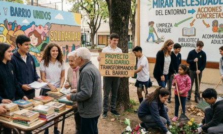 Proyectos solidarios escolares que transforman el barrio