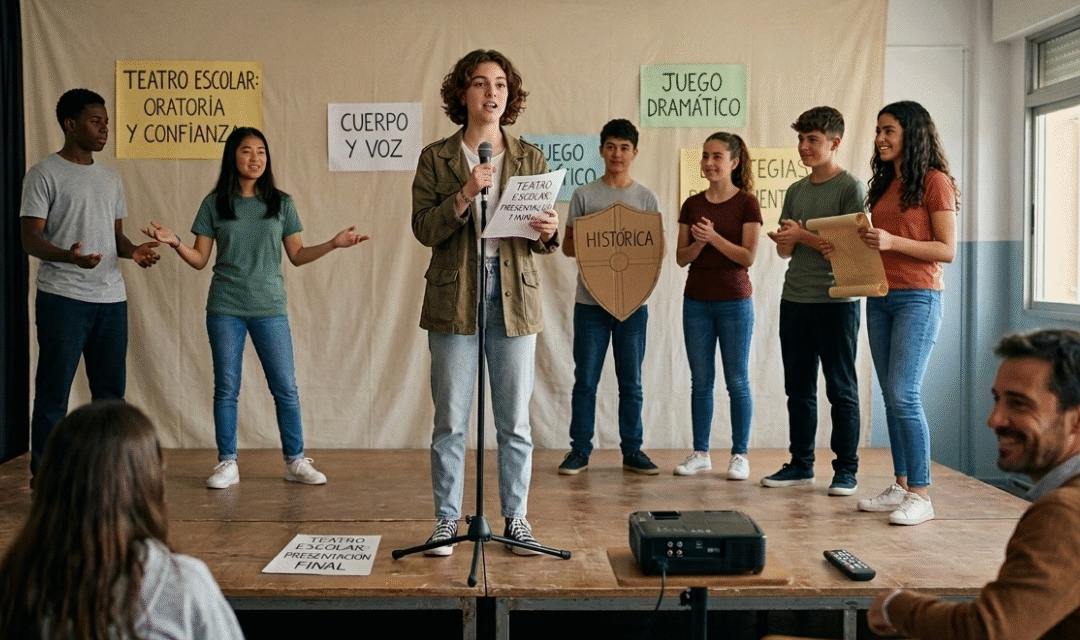 Actividades teatrales para fortalecer la confianza al hablar