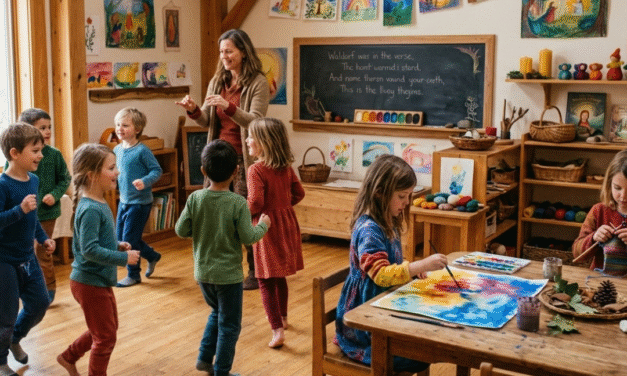Educación Waldorf: ideas simples para enseñar con arte y creatividad