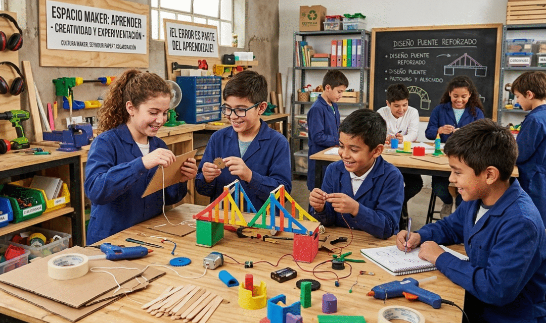 Espacios maker en la escuela: creatividad y aprendizaje práctico