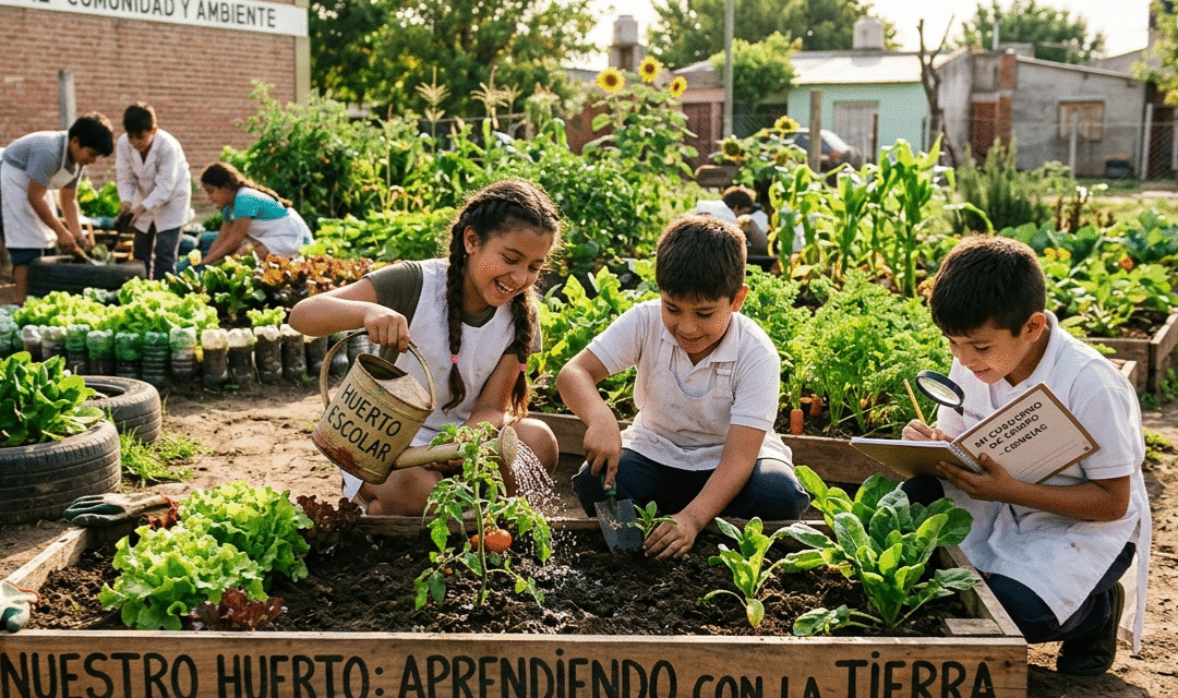 El poder educativo de los huertos escolares económicos