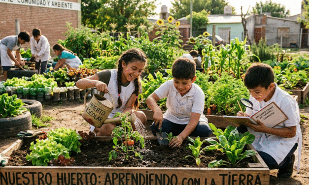 El poder educativo de los huertos escolares económicos