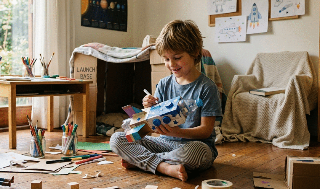 Cómo fomentar la imaginación sin gastar dinero