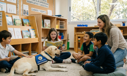 Beneficios de los perros de asistencia en la escuela