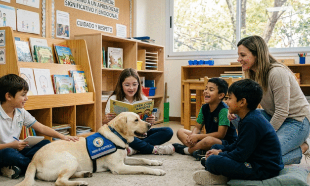 Beneficios de los perros de asistencia en la escuela