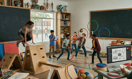 Actividades físicas innovadoras con recursos accesibles