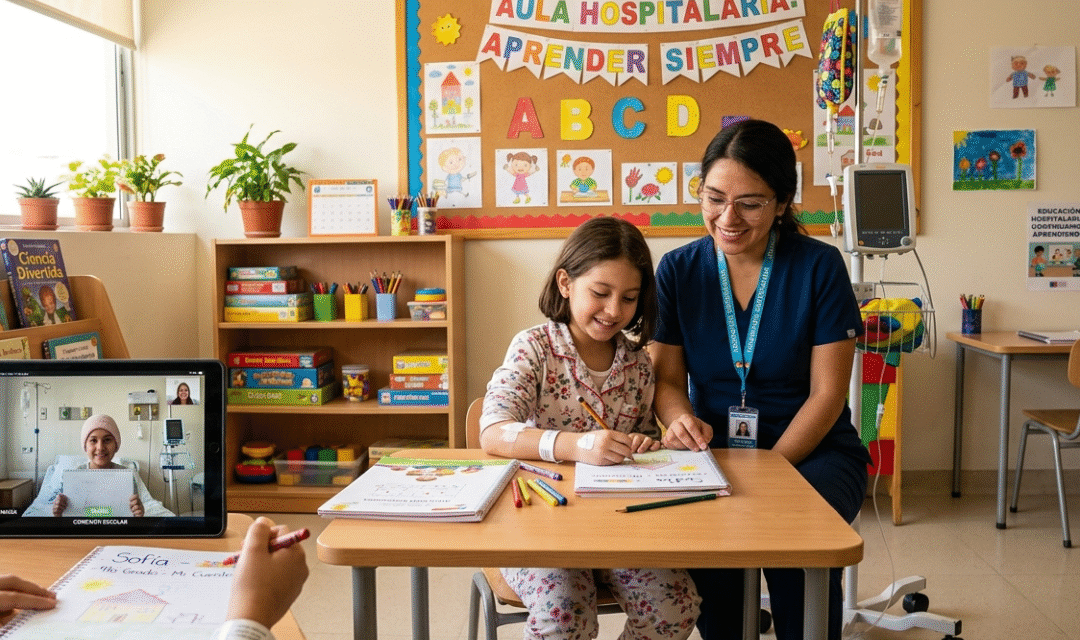 Educación y salud: el aula que acompaña a los pacientes jóvenes