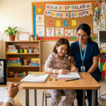 Educación y salud: el aula que acompaña a los pacientes jóvenes