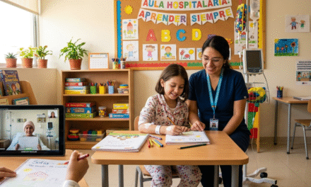 Educación y salud: el aula que acompaña a los pacientes jóvenes