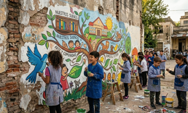 Muralismo escolar: una solución económica para renovar la institución