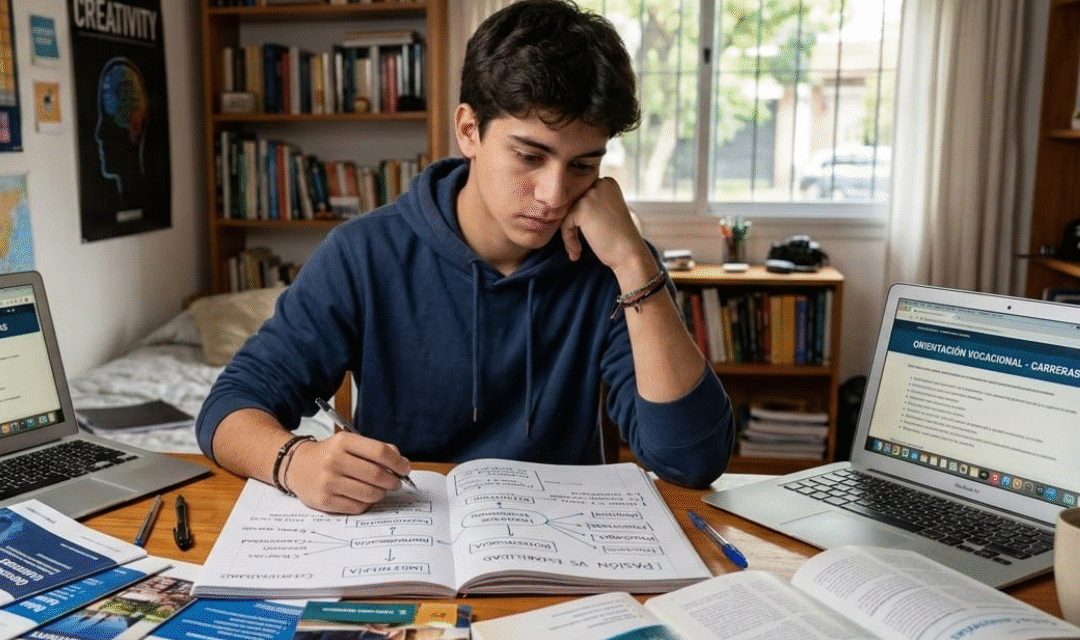 Orientación vocacional práctica para jóvenes de 17 y 18 años