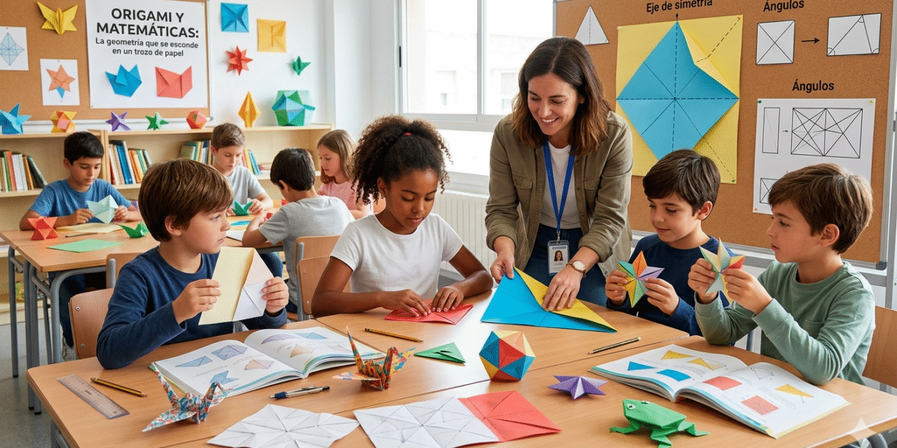 Cómo enseñar geometría con papel en el aula