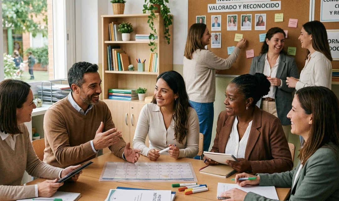 Prácticas escolares que revitalizan equipos educativos