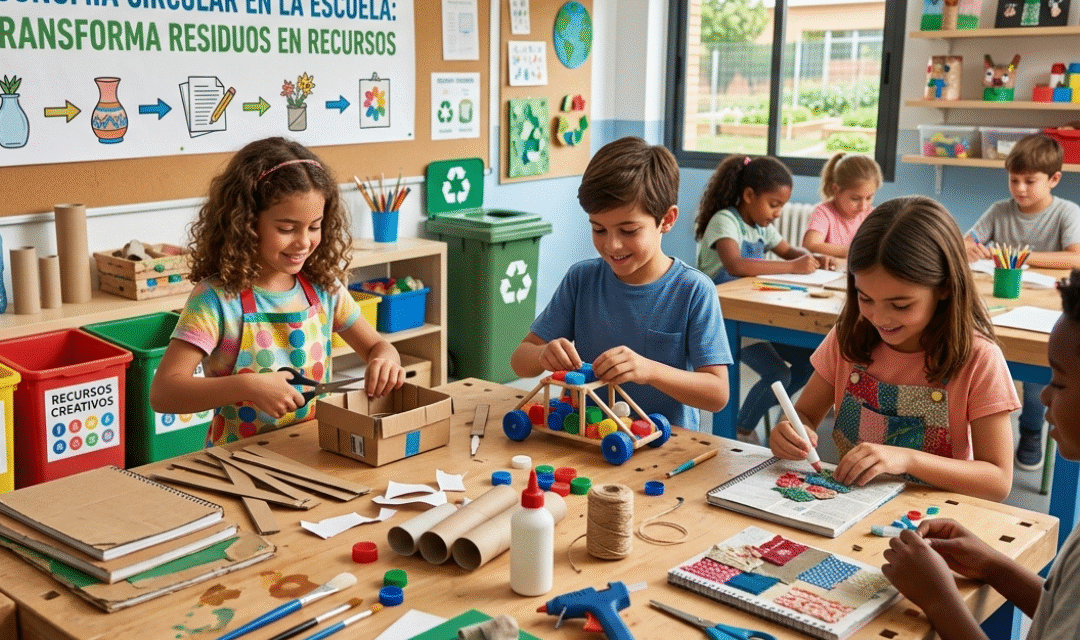 Educación ambiental con materiales reciclados