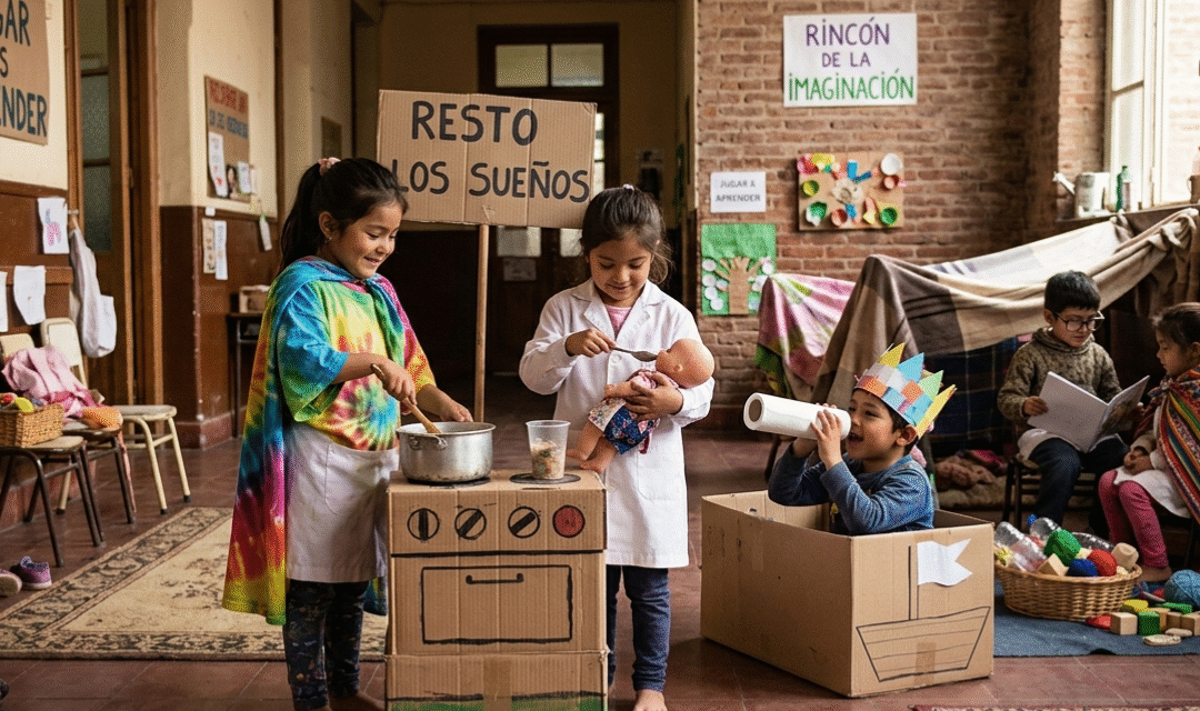 Ideas simples para fomentar el juego simbólico en casa y en la escuela