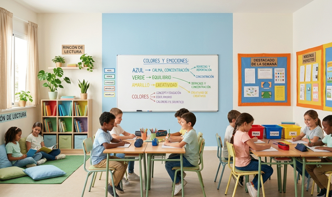 Los mejores colores para crear un aula agradable