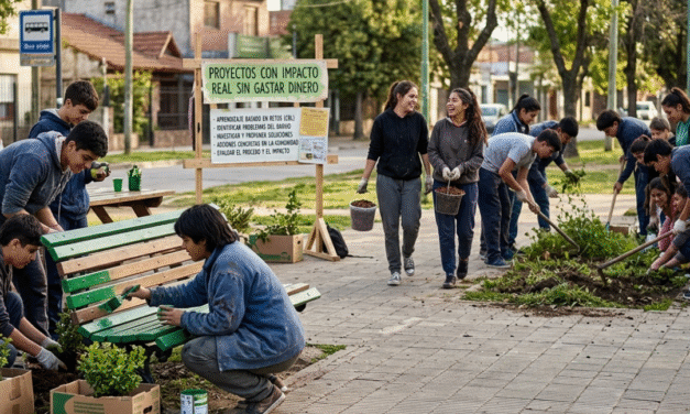Proyectos escolares con problemas reales del barrio