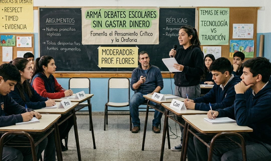 Actividades de debate para mejorar la expresión