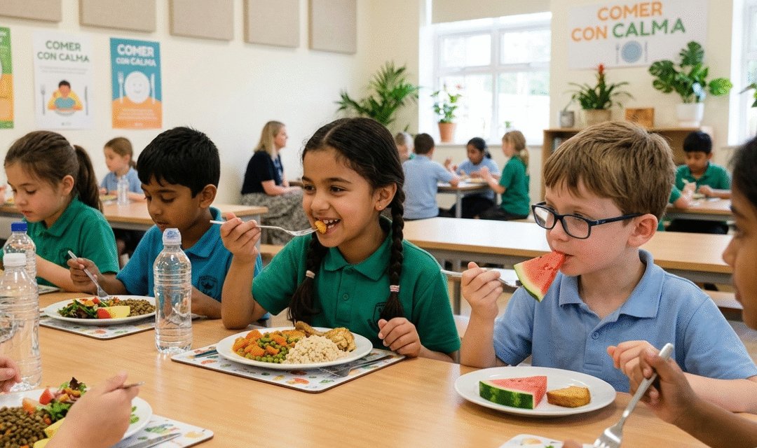 Hábitos simples para mejorar la relación de los alumnos con la comida