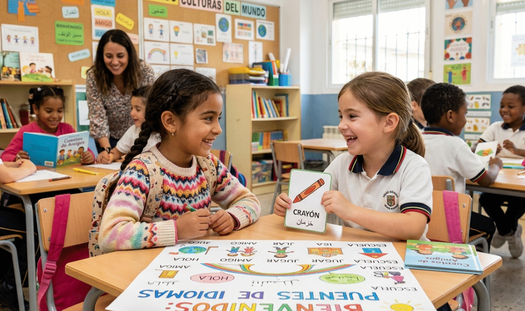 El idioma como herramienta para incluir a niños refugiados