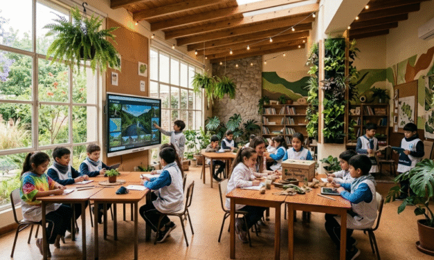 Aulas biofílicas: el futuro de la enseñanza a través de la conexión con la naturaleza