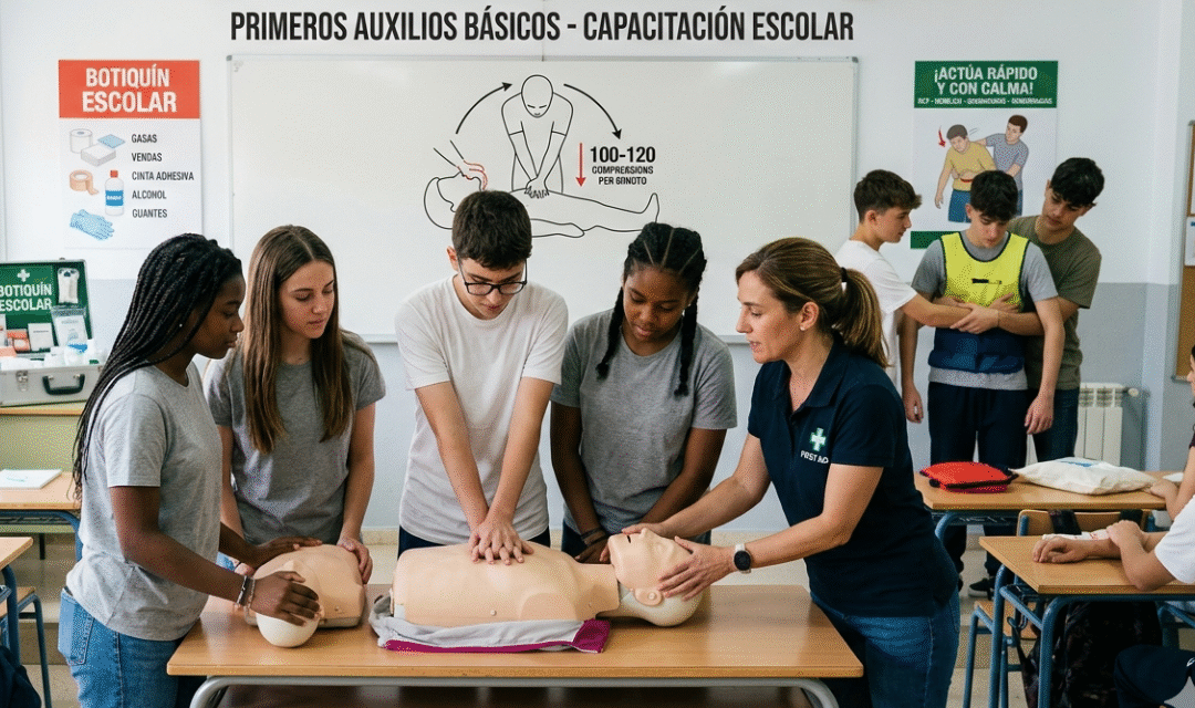 Primeros auxilios básicos que todo estudiante debe aprender