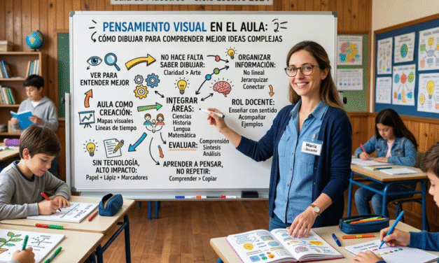 Organizar ideas con dibujos en la escuela