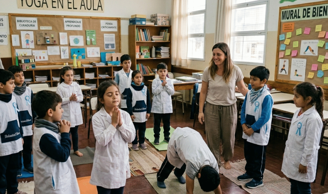 Yoga y movimiento: soluciones efectivas para la salud en el aula