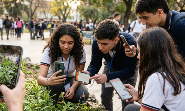 Experimentos escolares con apps y sensores móviles