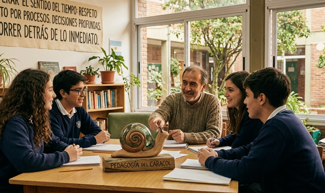 Gestión educativa sin estrés: claves para aplicar la pedagogía del caracol