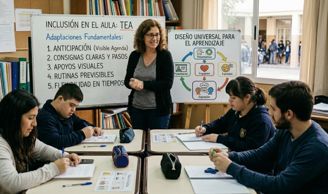 Adaptaciones para TEA que ayudan a todo el grupo