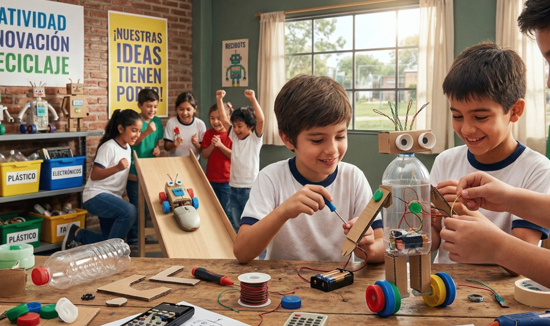 Aprender tecnología reutilizando materiales cotidianos