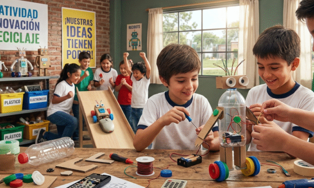Aprender tecnología reutilizando materiales cotidianos