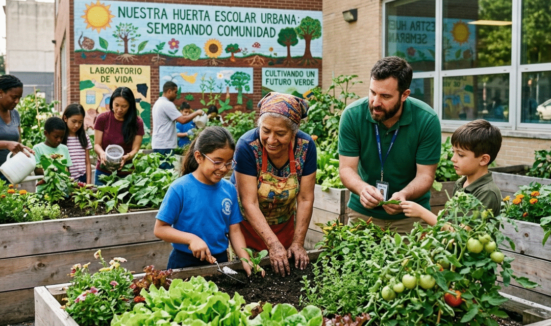 Aprende a crear una huerta escolar paso a paso y mejora la convivencia