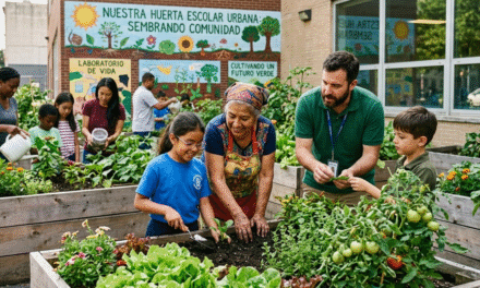 Aprende a crear una huerta escolar paso a paso y mejora la convivencia