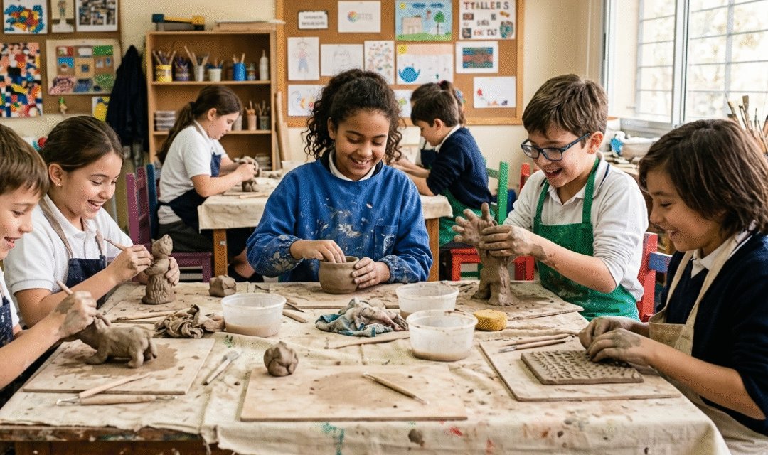 Proyectos artísticos escolares que ayudan a bajar el estrés estudiantil