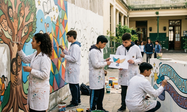 Murales escolares para transformar espacios y mejorar la convivencia