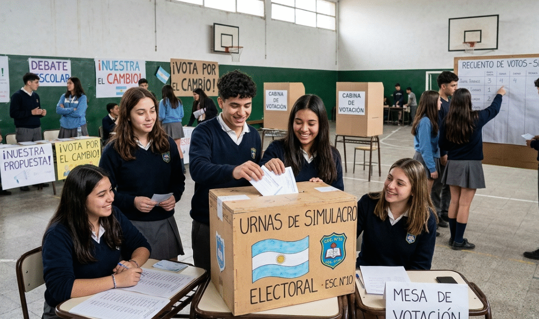 Estrategias escolares para enseñar participación democrática a jóvenes