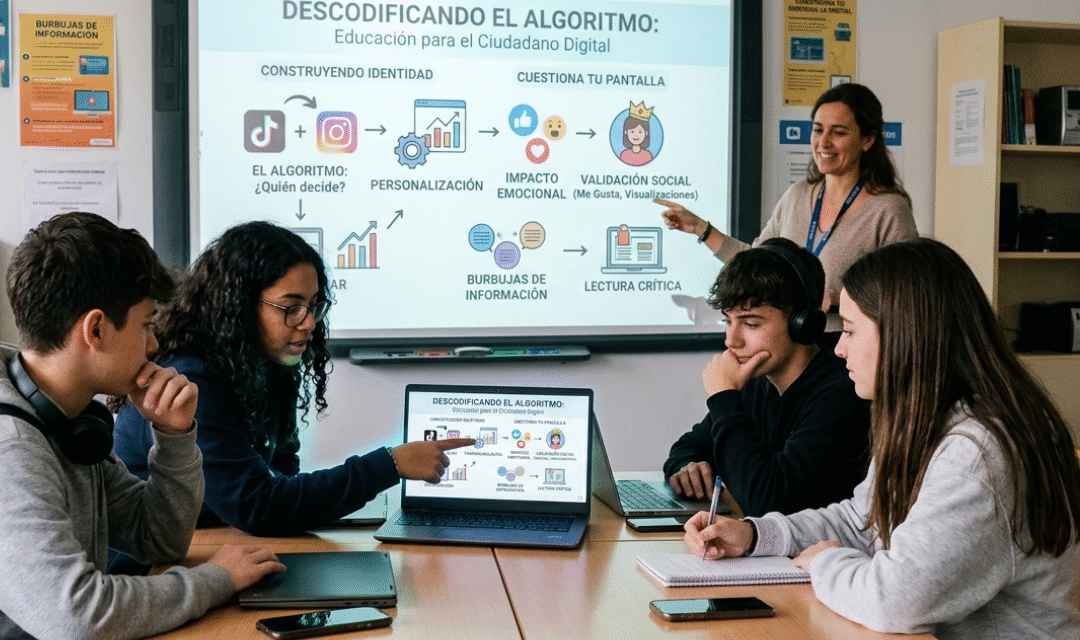 El impacto oculto de los algoritmos en la identidad juvenil