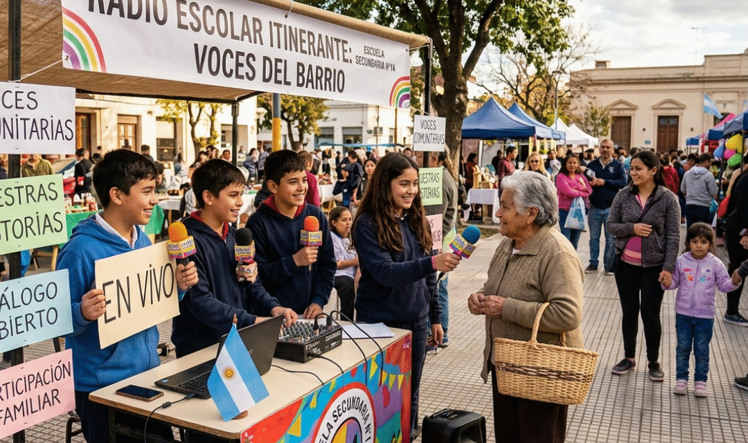 Radio móvil educativa para fortalecer la comunidad escolar