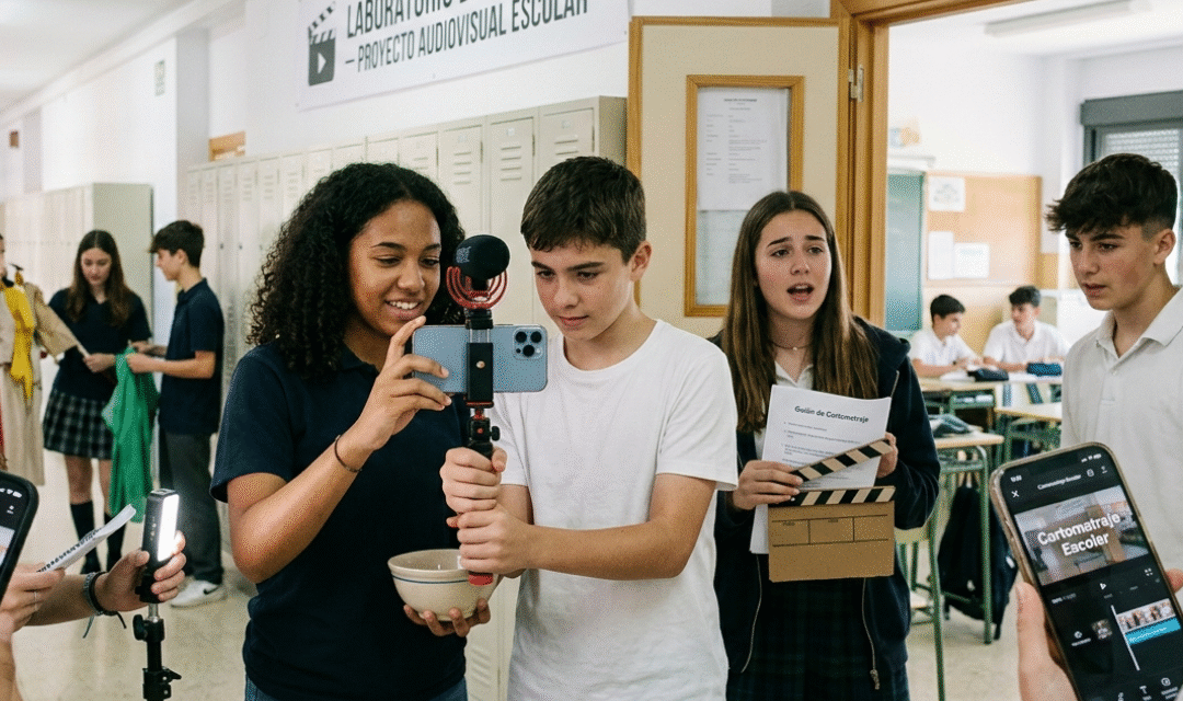 Proyectos audiovisuales para motivar estudiantes en el aula