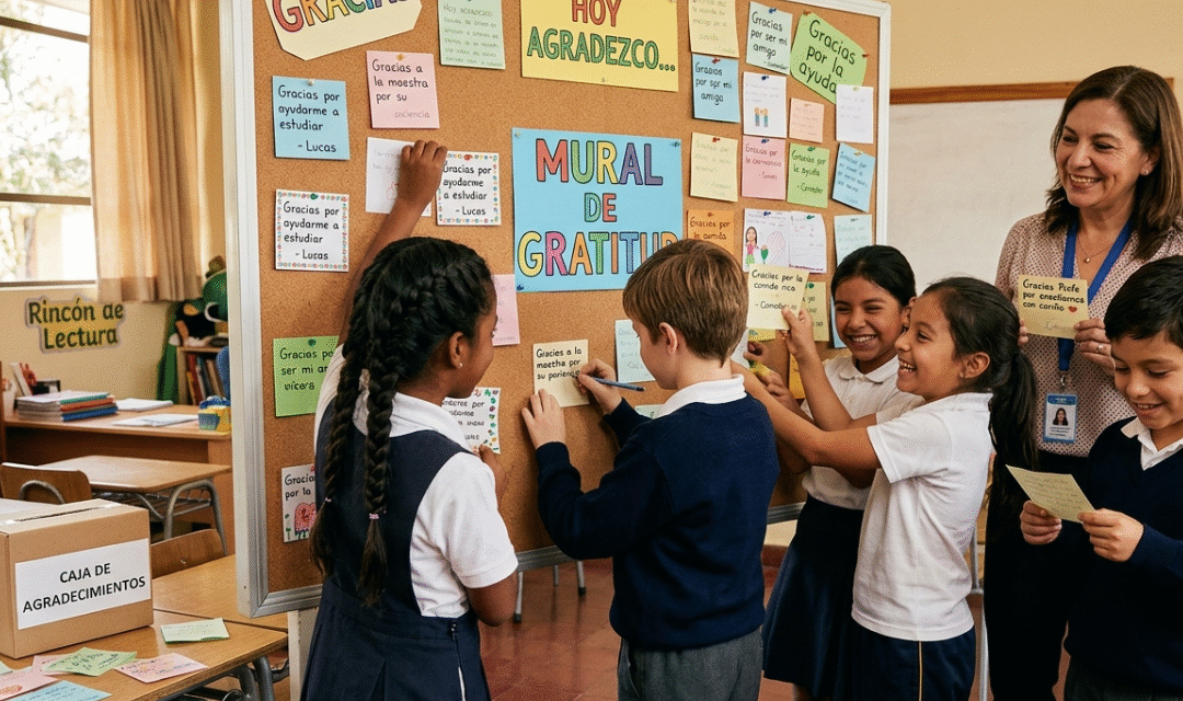 Ideas simples para trabajar la gratitud en la escuela
