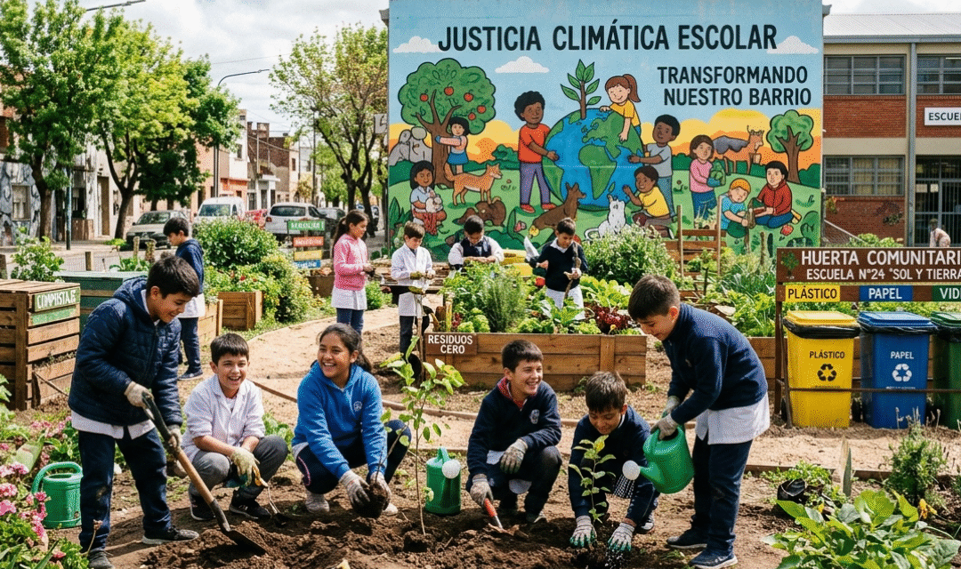 Proyectos ambientales escolares que cambian el barrio