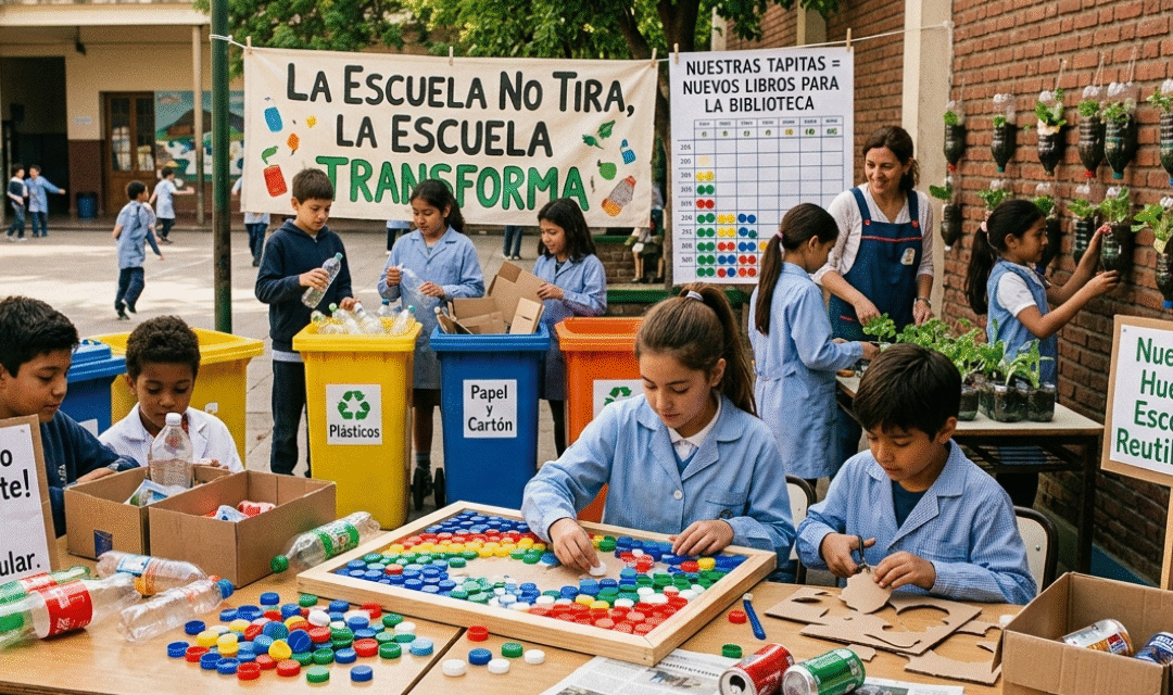 Residuos que educan: propuestas escolares para reciclar y crear oportunidades