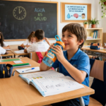 Falta de agua en niños: señales que pueden aparecer en la escuela