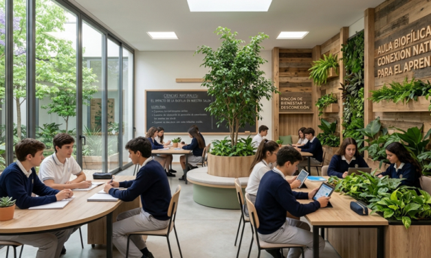 Diseño biofílico en la educación: espacios que inspiran y educan