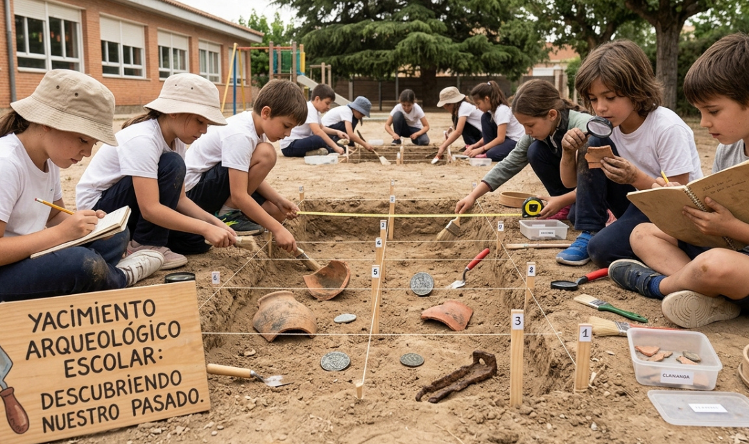 El truco de la arqueología en el patio: cómo enseñar historia en primaria